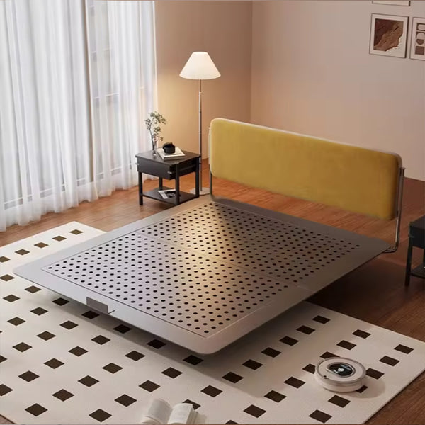 Studio Lima French Orange Headboard Stainless Steel Bed Frame