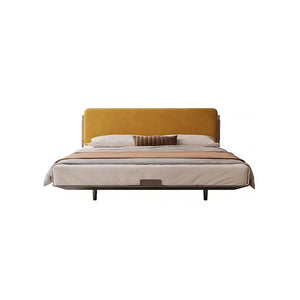 Studio Lima French Orange Headboard Stainless Steel Bed Frame