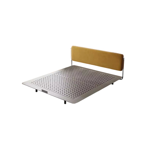 Studio Lima French Orange Headboard Stainless Steel Bed Frame