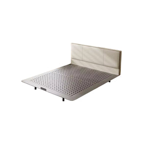 Studio Lima Beige Headboard Stainless Steel Bed Frame