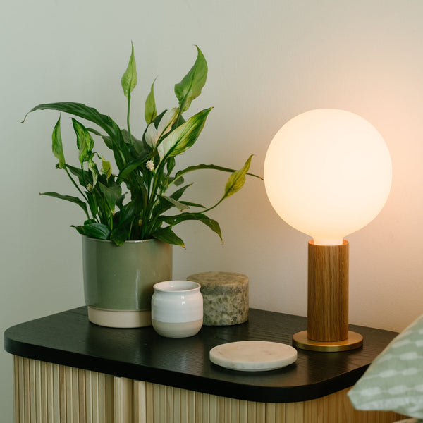 Tala Knuckle Table Lamp + Sphere IV