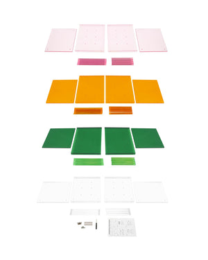 de homê Acrylic Vinyl Record Storage Side Table