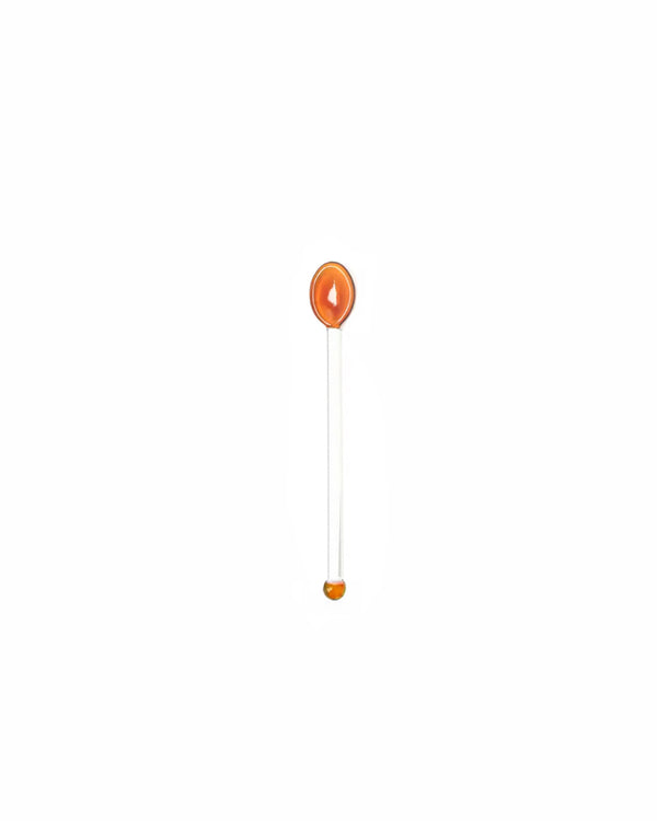 Colored Glass Cocktail Spoon