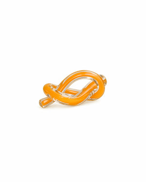 Twisted Knot Glass Sculpture