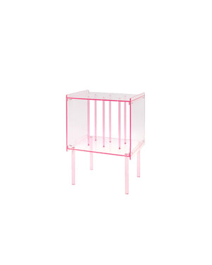 de homê Acrylic Vinyl Record Storage Side Table