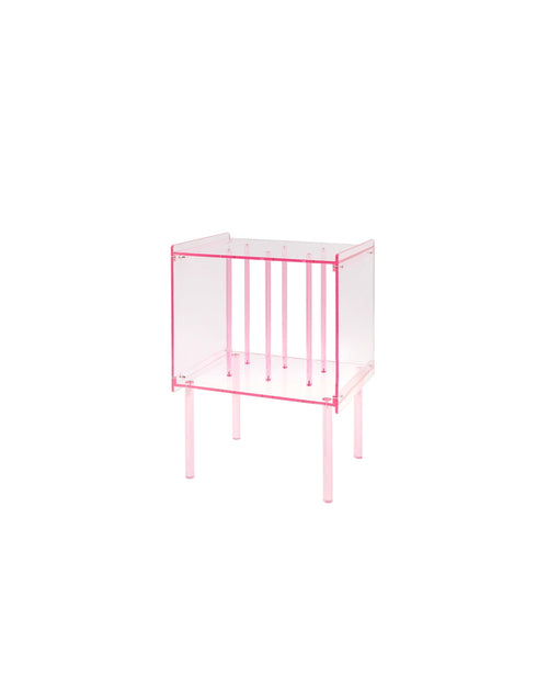 de homê Acrylic Vinyl Record Storage Side Table