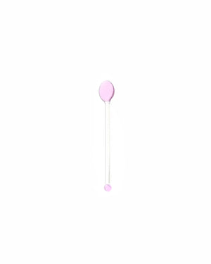 Colored Glass Cocktail Spoon