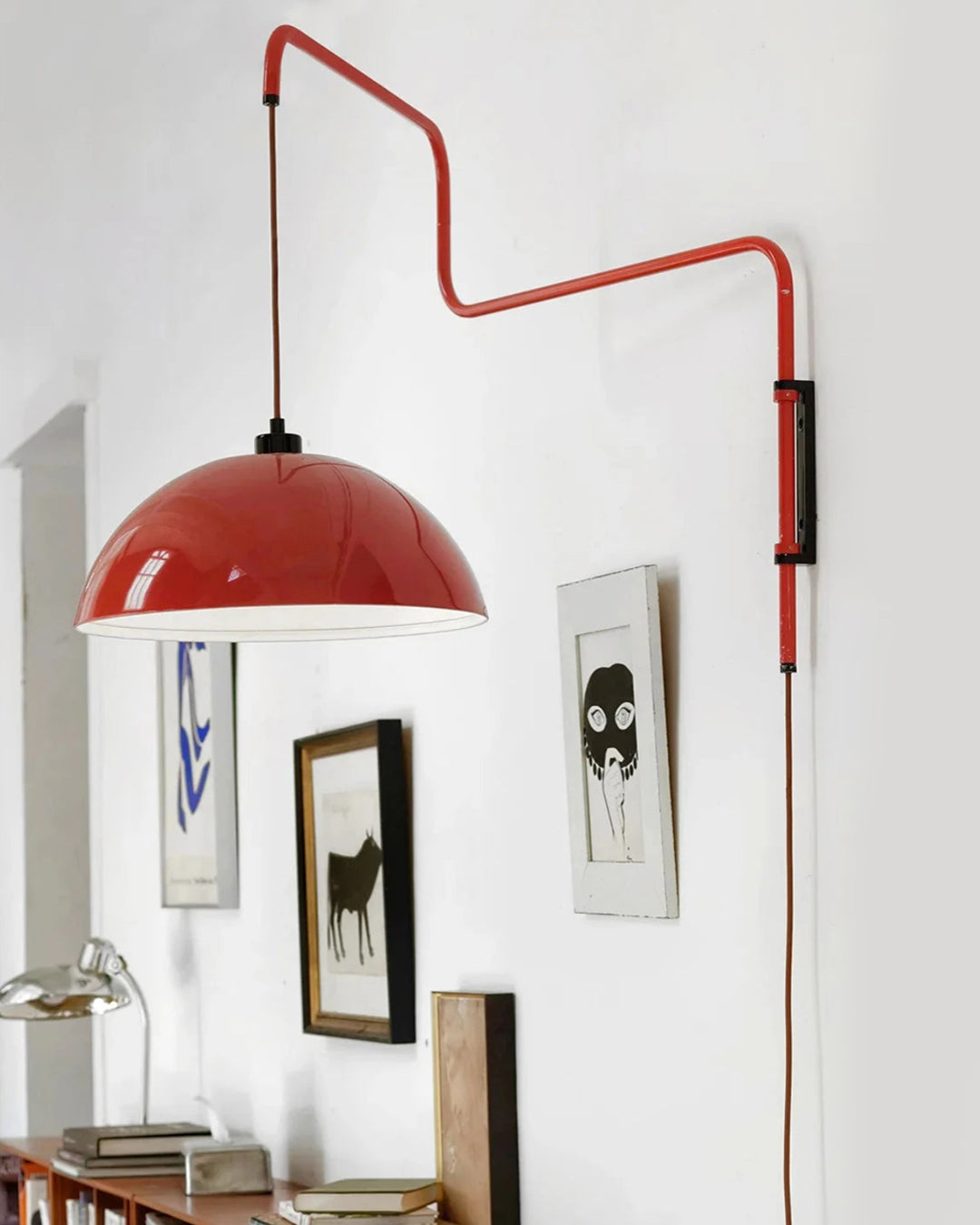 Industrial Pivot Swing Arm Wall Lamp