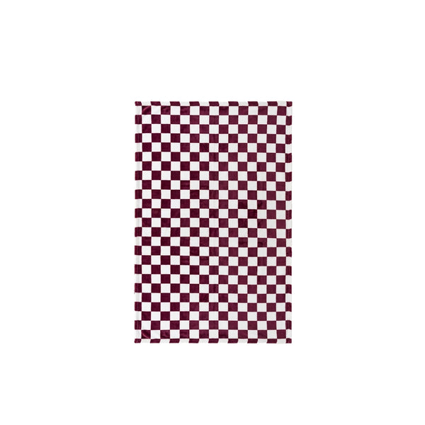 Checker Board Lattice Plaid Throw Blanket