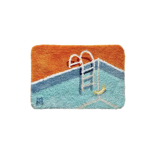 MokoMoko Swimming Pool Hand-Crafted Bath Mat
