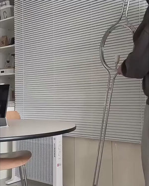 Acrylic Globe Floor-to-Ceiling Standing Light