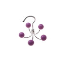 Rotating 5 Color Wooden Ball Hooks Hanger