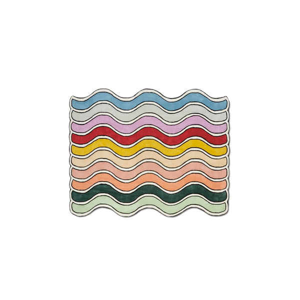 Irregularity Cute Rainbow Fluffy Carpet