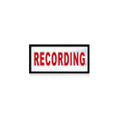 Recording Sign Retro Lightbox Table Lamp