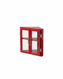 Metal MCM Vitrine Corner Mini Cabinet