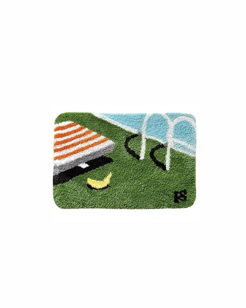 MokoMoko Swimming Pool Hand-Crafted Bath Mat