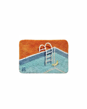 MokoMoko Swimming Pool Hand-Crafted Bath Mat