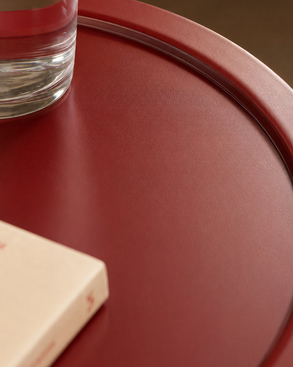 Cone Base Metal Side Table