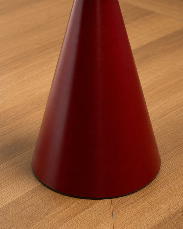Cone Base Metal Side Table