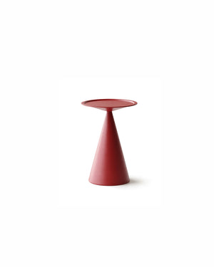 Cone Base Metal Side Table