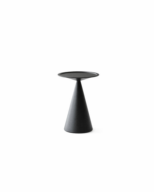 Cone Base Metal Side Table