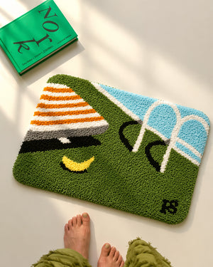 MokoMoko Swimming Pool Hand-Crafted Bath Mat