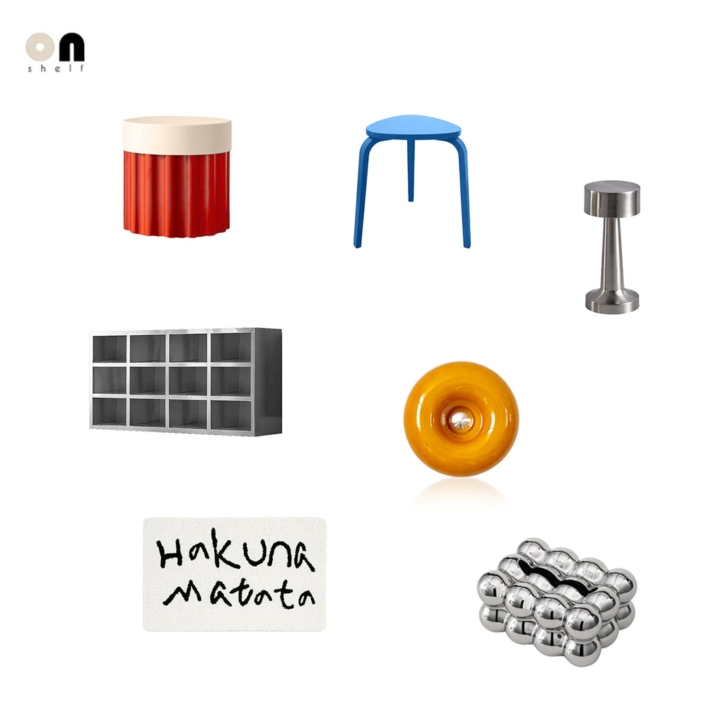 Retro Contemporary Living Room by @nooy_room