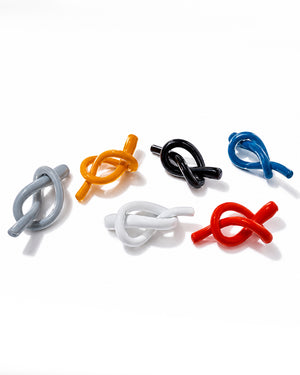 Twisted Knot Glass Sculpture