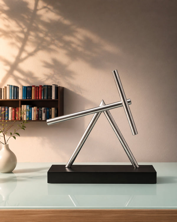 Aluminum Swinging Sticks Kinetic Sculpture