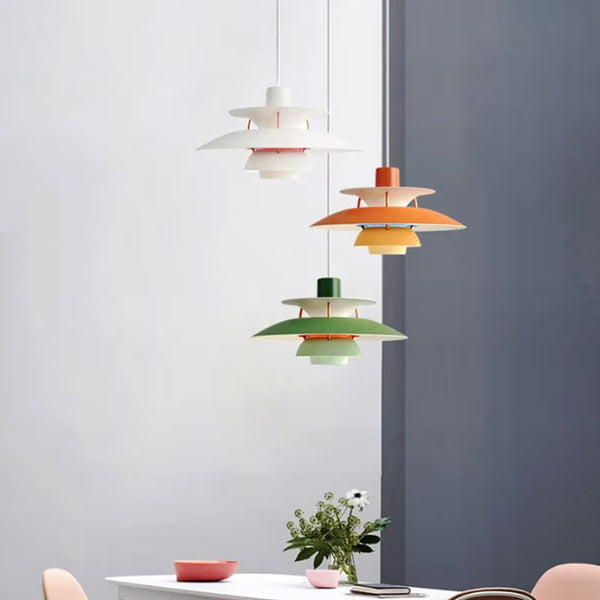 Danish Design Color Umbrella Ceiling Fixture