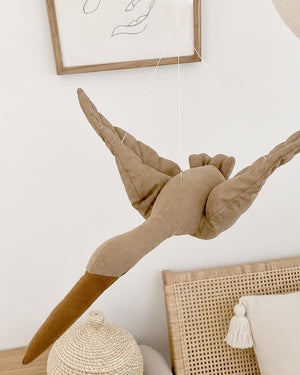 Flying Stork Hanging Mobile