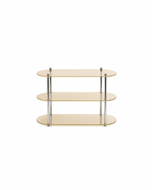 3-Tier Oval Acrylic Display Shelf