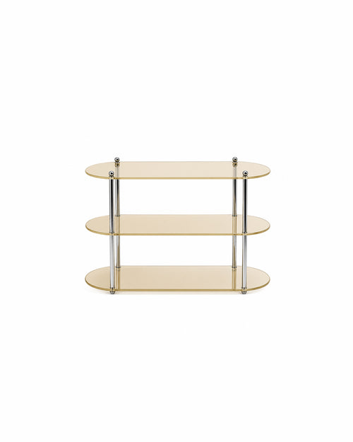 3-Tier Oval Acrylic Display Shelf