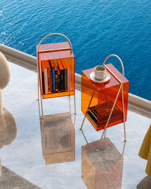 de homê Translucent Acrylic Side Table