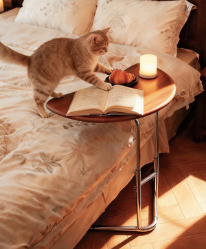 Adjustable Stainless Steel C-Side Table