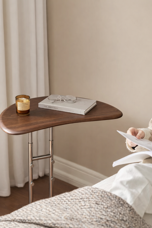 Adjustable Stainless Steel C-Side Table