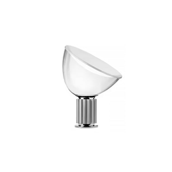 Italian Style Transparent Bowl Chrome Lamp
