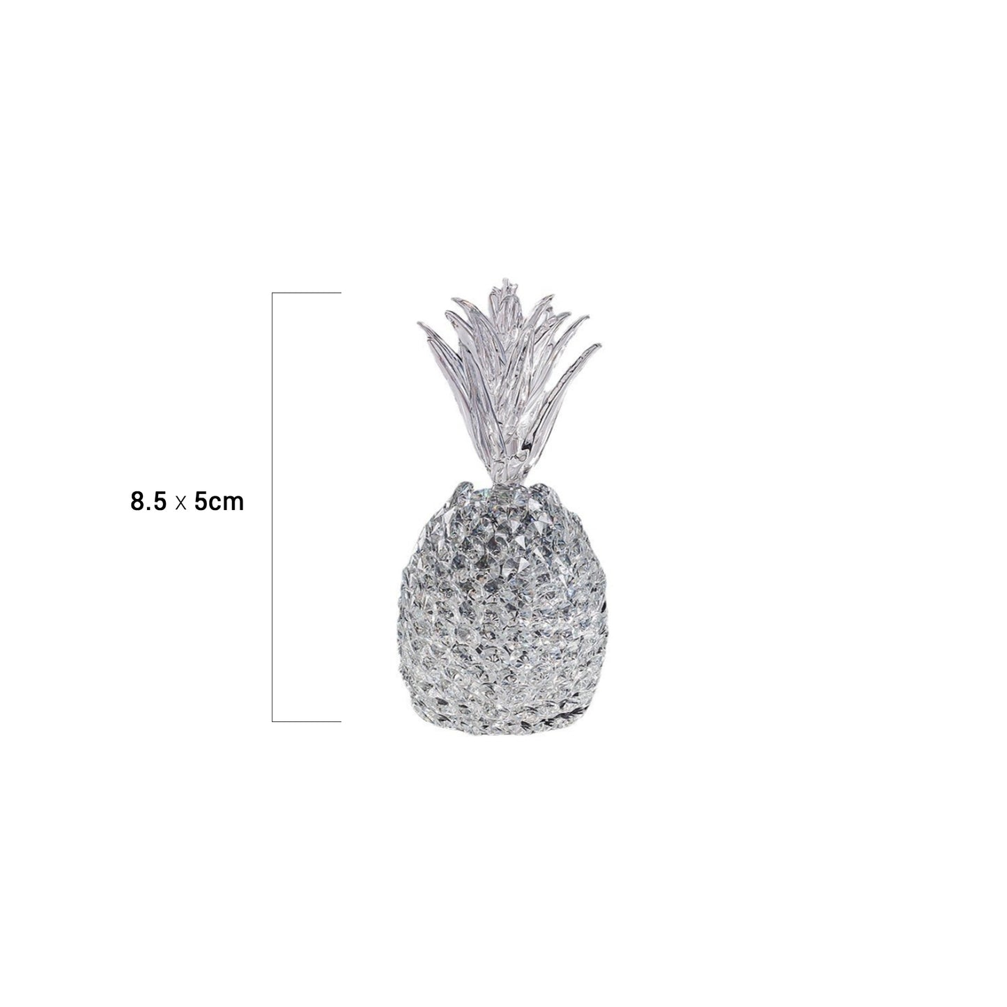 Crystal Hand-Crafted Pineapple Sculpture