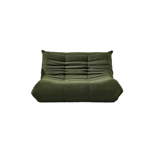 Teddy Velvet Foam Two-Seater Sofa