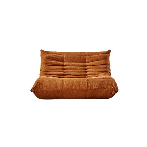 Teddy Velvet Foam Two-Seater Sofa