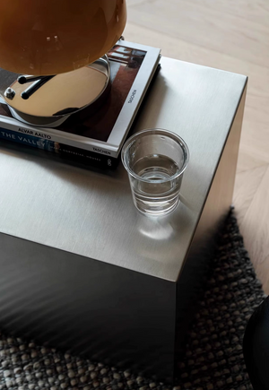 Studio Lima Stainless Steel Cube Side Table