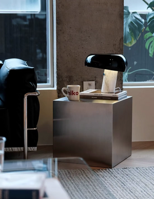 Studio Lima Stainless Steel Cube Side Table
