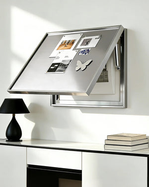 Magnetic Stainless Steel Flip-Open Wall Panel