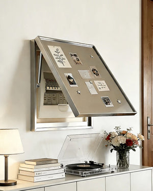 Magnetic Stainless Steel Flip-Open Wall Panel