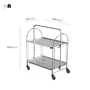 Modü Foldable Shelv Glass Stainless Steel Shelf