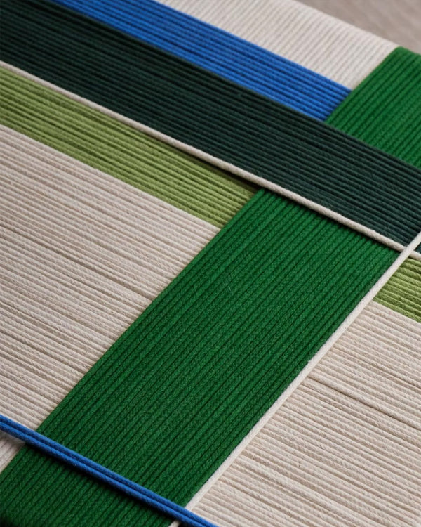 UOSU Woven Cord Square Stool