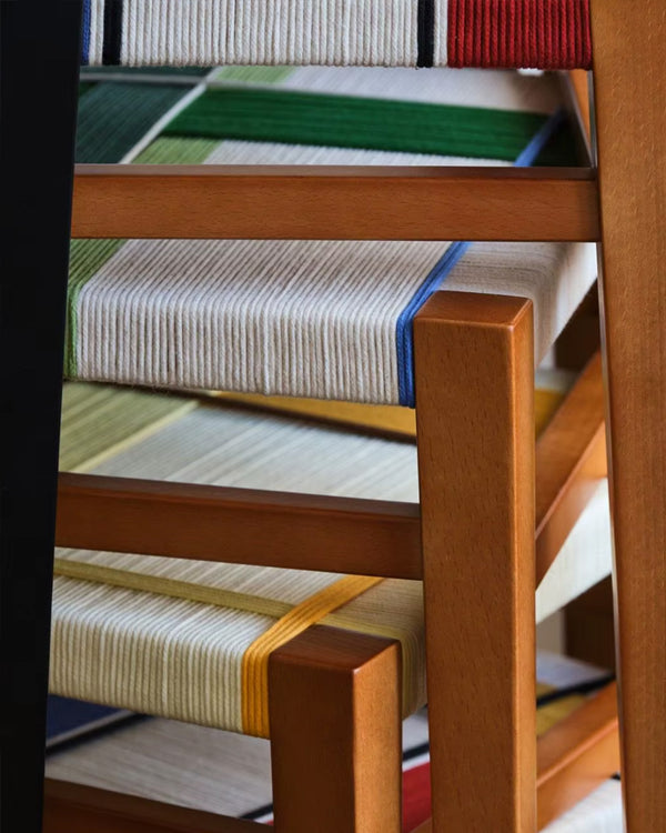 UOSU Woven Cord Square Stool