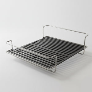 Studio Lima Stainless Steel Industrial Horizontal Beam Bed Frame