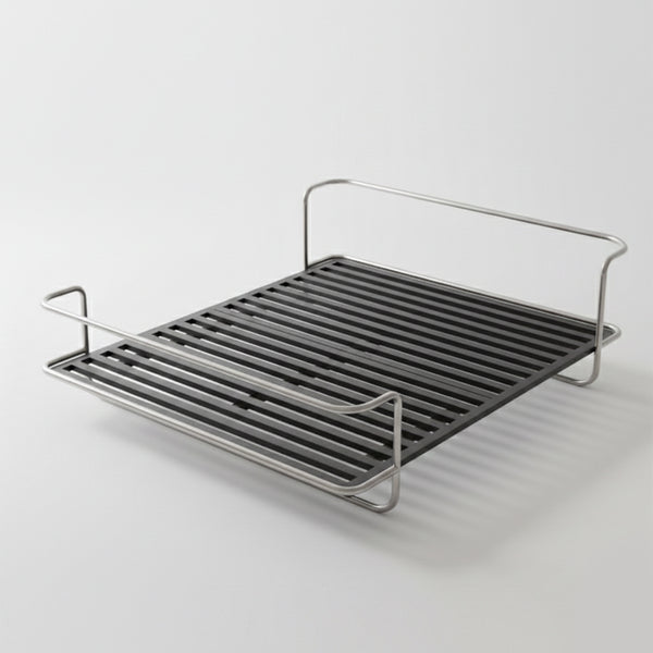 Studio Lima Stainless Steel Industrial Horizontal Beam Bed Frame