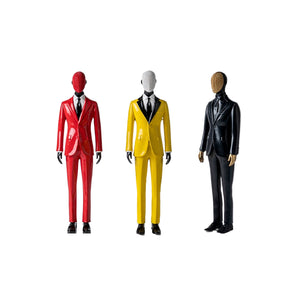 Male Model In Suit Hand-Carfted Statue